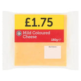 Euro Shopper Mild Coloured Cheese 180g (Case of 12)  Adomoo